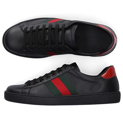 gucci mens sneakers black|Gucci men sneakers on sale.